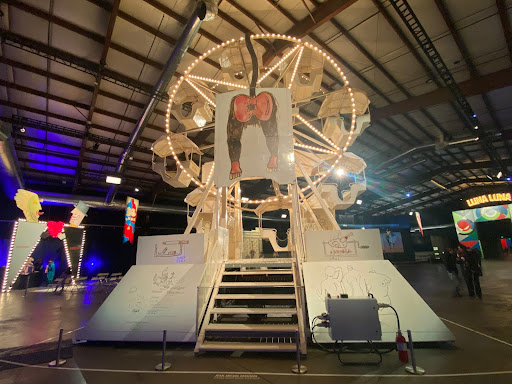 The Basquiat Ferris Wheel at Luna Luna